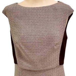 Chaps fitted business dress, black and white, size 10